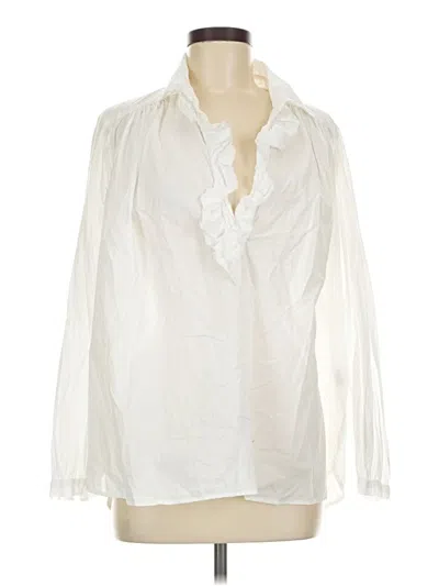 Pre-owned A Shirt Thing Long Sleeve Blouse In Ivory