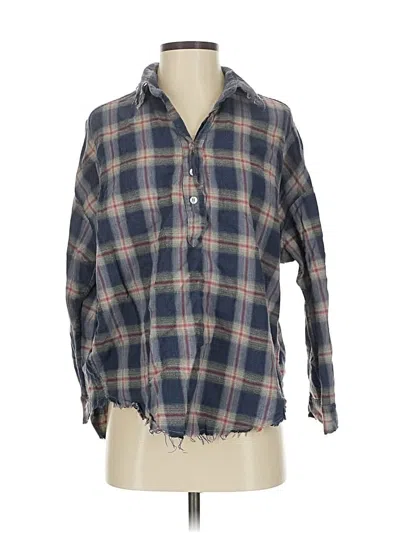 Pre-owned A Shirt Thing Long Sleeve Button Down Shirt In Blue