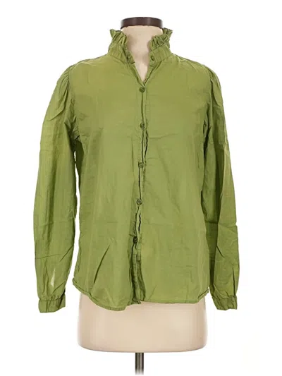 Pre-owned A Shirt Thing Long Sleeve Button Down Shirt In Green