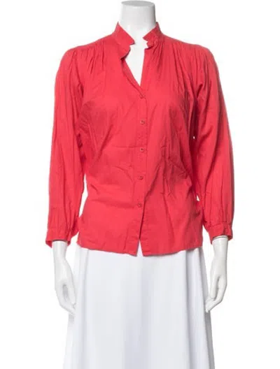 Pre-owned A Shirt Thing Long Sleeve Top In Red