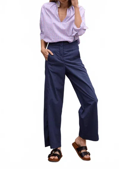 A Shirt Thing Marnie Parachute Pants In Indigo In Multi
