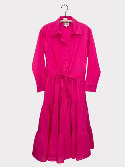 Pre-owned A Shirt Thing Scarlet Cabo Dress For Women In Peony