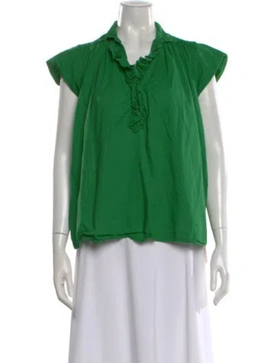 Pre-owned A Shirt Thing Short Sleeve Top In Green