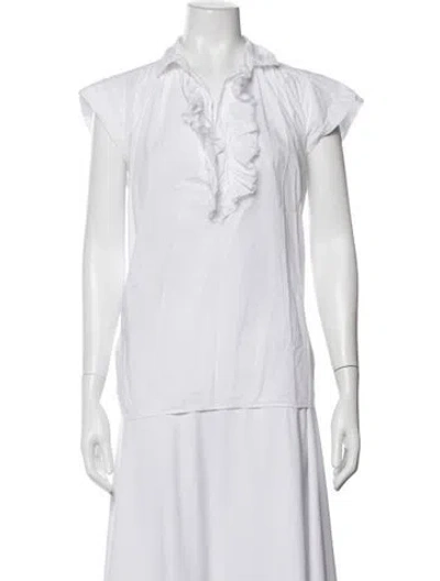 Pre-owned A Shirt Thing Short Sleeve Top In White
