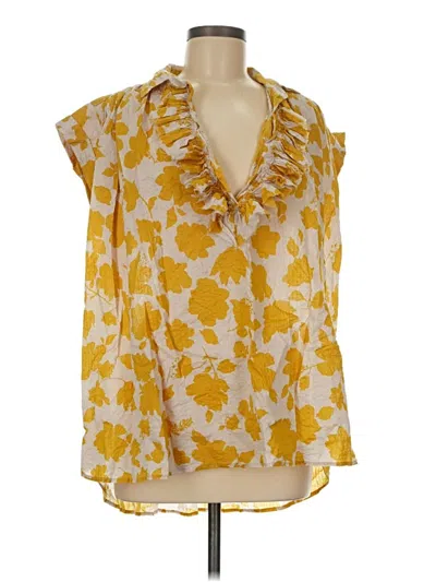 Pre-owned A Shirt Thing Sleeveless Blouse In Yellow