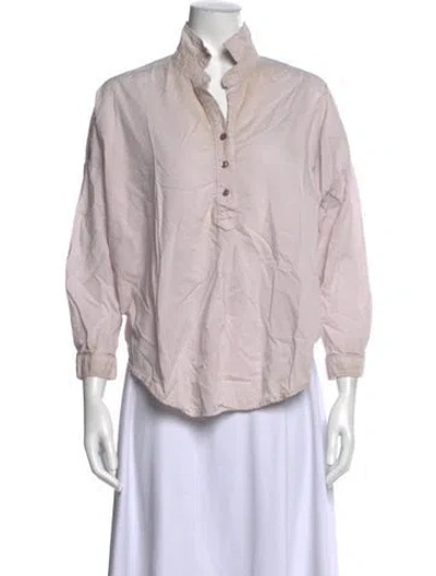 Pre-owned A Shirt Thing Three-quarter Sleeve Top In Pink