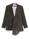Shop A Tentative Atelier Gathered-detail Blazer