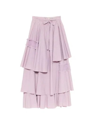 A Tentative Atelier Genova Skirt In Purple