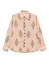 A Tentative Atelier Striped Shirt