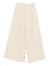 A Tentative Atelier Virgin Wool-blend Trousers In White