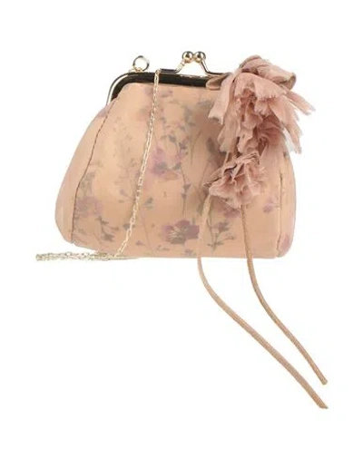 A Tentative Atelier Woman Cross-body Bag Light Brown Size - Textile Fibers In Beige