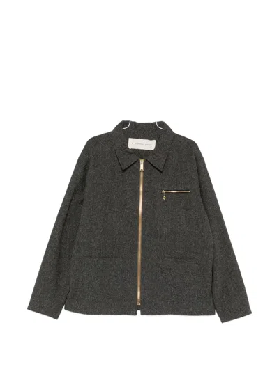 A Tentative Atelier Zip-up Jacket In Gray