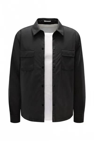 A Trip In A Bag Men's Travel Overshirt In Black