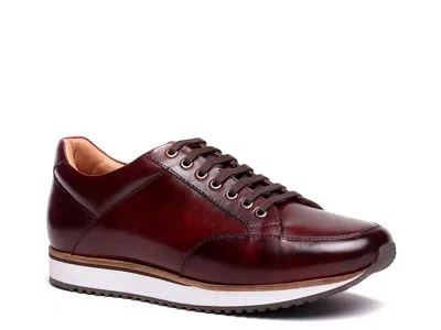 A. Veer Brooklyn Sneaker In Burgundy