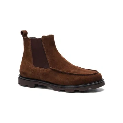 A. Veer Dwayne Chelsea In Brown Suede