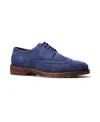 A. Veer Cambridge Wingtip Lace-up In Blue