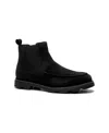 A. Veer Men's Dwayne Leather Chelsea Boots In Black Suede