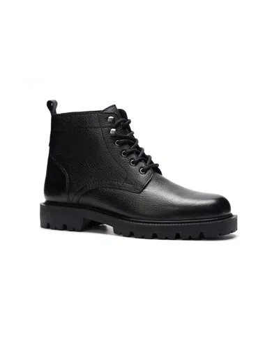 A. Veer Men's Robert Leather Lace Up Boots In Black