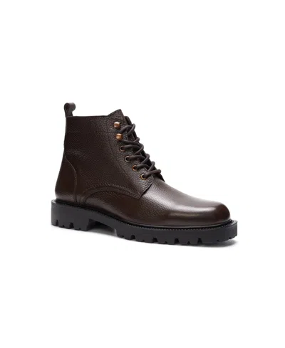 A. Veer Men's Robert Leather Lace Up Boots In Brown