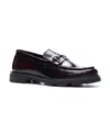 A. Veer Men's Samuel Leather Bit Loafers In Bordo