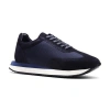 A. Veer Richard Sneaker In Navy Suede