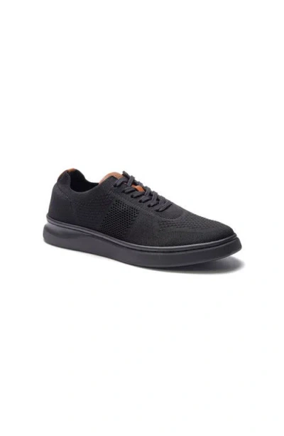 A. Veer Stride Knit Lace-up Sneaker In Black