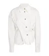 A.W.A.K.E. A. W.A. K.E. MODE COTTON TWISTED CORSET SHIRT