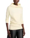 A.w.a.k.e. A. W.a. K.e. Mode Cutout Drop Shoulder Sweatshirt In Ivory