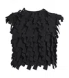 A.W.A.K.E. FRINGED CROP TOP