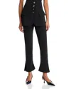 A.w.a.k.e. Ultra Flared Pants With Basque In Black