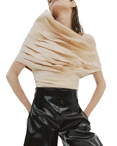 A.w.a.k.e. A. W.a. K.e. Mode Paneled Top In Newnude