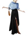 A.w.a.k.e. Layered-effect Skirt In Black