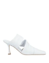 A.w.a.k.e. 90mm Twisted Leather Pumps In White