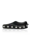 A.w.a.k.e. Anki Studded Leather Clogs In Black
