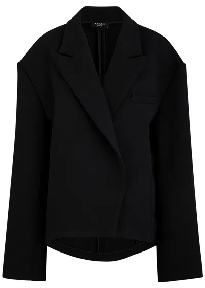A.w.a.k.e. A.w.a.k.e Mode Crepe Blazer In Black