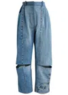 A.W.A.K.E. A.W.A.K.E MODE CUT-OUT STRAIGHT-LEG JEANS