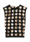 A.w.a.k.e. A.w.a.k.e Mode Laser-cut Cut-out Crepe Top