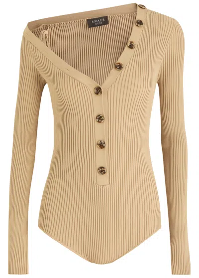 A.w.a.k.e. A.w.a.k.e Mode Ribbed Knitted Bodysuit