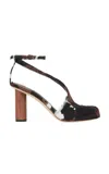 A.w.a.k.e. Christine Pony Hair Pumps In Print