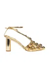 A.w.a.k.e. Christine Studded Leather Pumps In Metallic