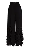 A.w.a.k.e. Culottes With Rectangle Detail In Black