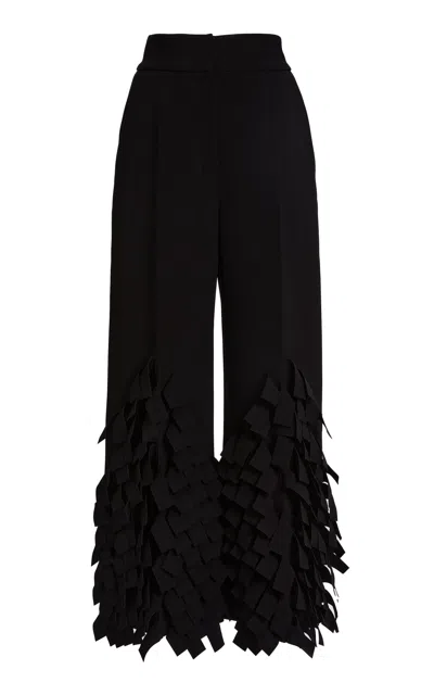 A.w.a.k.e. Culottes With Rectangle Detail In Black