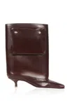 A.w.a.k.e. Dana Sister Leather Ankle Boots In Brown