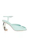 A.w.a.k.e. Giustine Leather Sandals In Blue