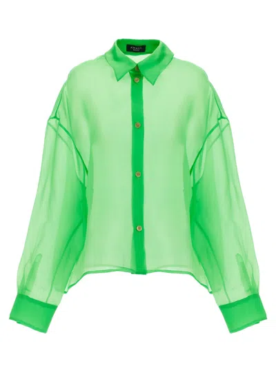 A.W.A.K.E. GREEN ORGANDY 80S SHIRT