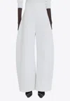 A.w.a.k.e. High-waist Palazzo Trousers In White