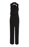 A.w.a.k.e. Knit Dress With Neck Tie In Black