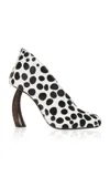 A.w.a.k.e. Lauren Pony Hair Pumps In Print