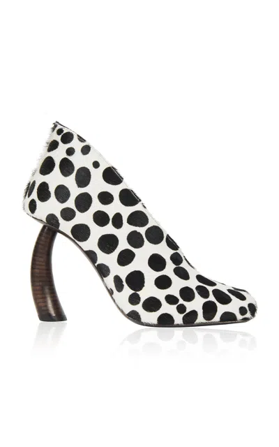 A.w.a.k.e. Lauren Pony Hair Pumps In Print