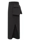 A.w.a.k.e. Layered-effect Skirt In Black